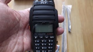 TYT TH UV 8000D teszt bemutató audió teszt  3600mAh akkumulátor és 10w TX power [upl. by Aitat]