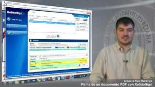 Firma de un documento PDF con XolidoSign [upl. by Tavie]