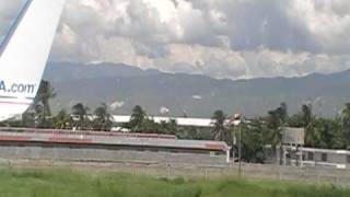 Takeoff from Port au Prince [upl. by Wing]