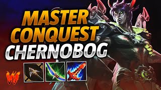 CHERNOBOG HAY QUE ESPERAR A LATE NO  Warchi  Smite Master Conquest [upl. by Ydissak]