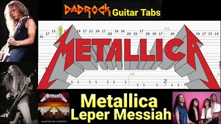 Leper Messiah  Metallica  Guitar  Bass TABS Lesson [upl. by Aneema]