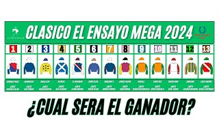 ¿Quién Ganará el Clásico Ensayo Mega 2024 Revelamos a los Favoritos y Sorprendentes Aspirantes🏇🏆 [upl. by Hutchinson]