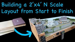 Building a 2x4 N Scale Layout From Start to Finish Series Compilation [upl. by Breena]