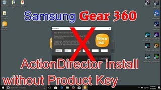 Gear 360 Action Director  How to Activate without product key [upl. by Mcgean]