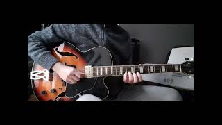 Stolen Moments Ebmaj7 Arpeggio Superimposition Lick with tabs  DPs Guitar Encyclopedia [upl. by Ahtreb]