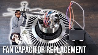 How to Replace the Capacitor in a Ceiling Fan [upl. by Brookhouse]