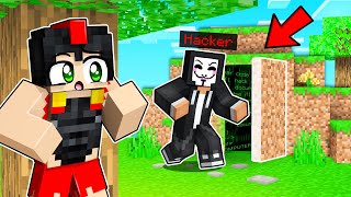 Me INFILTRÉ en la BASE SECRETA de UN HACKER en MI SERVIDOR 😱🐱‍👤 INVICTOR MINECRAFT [upl. by Leira505]