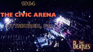 The Beatles  LIVE The Civic Arena Pittsburgh  PA  9141964 Not the best footage [upl. by Eladnyl]