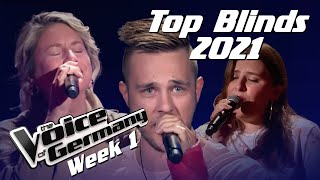 Die besten Blind Auditions der ersten Woche  Blinds  The Voice of Germany 2021 [upl. by Laynad]