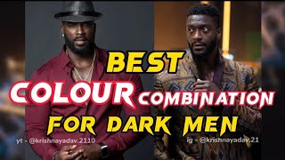 5 Best Colour Combinations for Dark Men 2024  Men Fashion Style Tips  Hindi [upl. by Haakon]