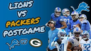 LIONS VS PACKERS POSTGAME WEEK 9 [upl. by Evreh70]