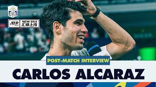 quotI Just Wanted To Jump Back On To Courtquot  Carlos Alcaraz Reflects On His Victory Over Monfils [upl. by Wall101]