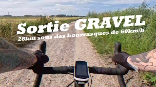 Sortie GRAVEL Giant Revolt 2024  28kms sous les bourrasques [upl. by Ahsikit]