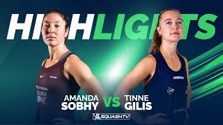 🇺🇸 A Sobhy v Gilis 🇧🇪  Canadian Womens Open 2024  FINAL HIGHLIGHTS [upl. by Kcirdde348]