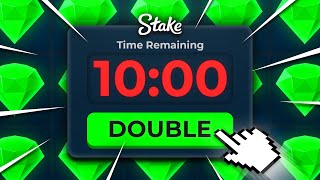 IF I FAIL THIS DOUBLE UP CHALLENGE I HAVE TO GO ALL IN STAKE [upl. by Triley]