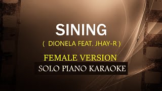 SINING  FEMALE VERSION  DIONELA FEAT JHAYR  COVERCY [upl. by Navoj]