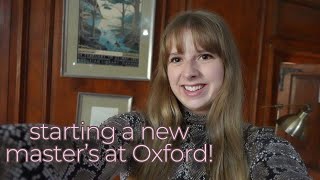 STARTING A NEW MASTERS AT OXFORD  cozy startofterm vlog studying medieval english literature [upl. by Onaimad724]