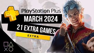 PlayStation Plus Extra March 2024 Games  PS Plus Extra March 2024 [upl. by Sisi]