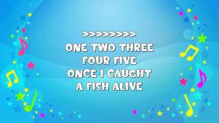 12345 Once I Caught A Fish Alive SingALong Jive Junior [upl. by Nit]