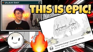 Wilbur React To Sunsprites Eulogy SADist Animatic with Tubbo Epic Reaction [upl. by Nahshu]