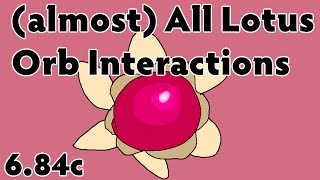 Dota 2  almost All Lotus Orb interactions with hero abilities 684c [upl. by Egiap438]