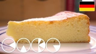 KÄSEKUCHEN OHNE BODEN plus Rezept [upl. by Nnainot]