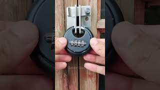 Disc Padlock Number Lock lock gadgets tools [upl. by Noma]