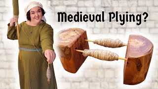 Plying Yarn From Medieval Spindles amp Thoughts on Historical Accuracy [upl. by Octavian851]