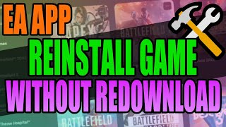 EA App Add Games Without Redownloading Them [upl. by Chicoine220]