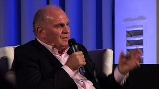 Hoeneß kritisiert Magath quotGrenzen oft total überschrittenquot [upl. by Quick]