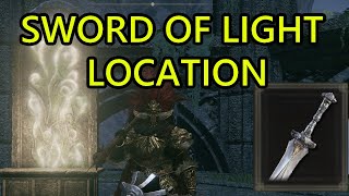 Sword of Light Location Elden Ring DLC Shadow of the Erdtree How to Get Sword of Light [upl. by Ellednek]