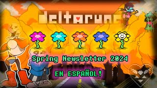 DELTARUNE  ¡NOTICIAS BESTIALES NUEVA NEWSLETTER de PRIMAVERA 2024 en ESPAÑOL  Danieh12 [upl. by Corby829]