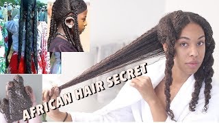 Chebe Powder for SUPER LONG NATURAL HAIR and length retention  African Hair secret [upl. by Carilla310]