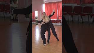 Quickstep Gold Level Choreography  Rumba Cross Quarter Turn to Wing Position dance [upl. by Bibeau425]