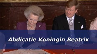 Abdicatie Koningin Beatrix 2013 [upl. by Ahsinam]