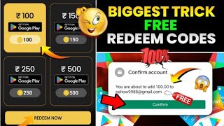 Free Redeem Code🔥 Earning App How To Got Free Google Redeem code for playstore Redeem Code [upl. by Cis]