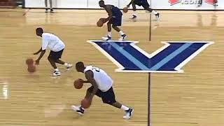 Ball Handling Drills with Brett Gunning and Jay Wright [upl. by Lebatsirc]