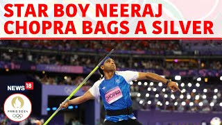 Neeraj Chopra Wins Silver Medal At Paris Olympics 2024 Neeraj Chopra Wins Silver Medal  N18G [upl. by Teragramyram244]