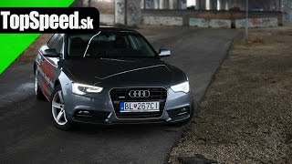 Test Audi A5 20 TFSI quattro TopSpeedsk [upl. by Harad]