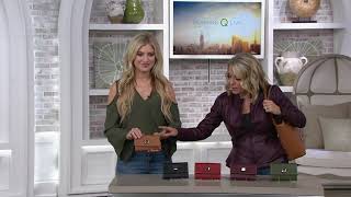 Dooney amp Bourke Vachetta Leather Flap Wallet  Beacon on QVC [upl. by Daria]