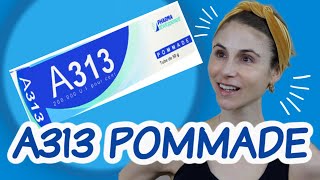 Dermatologist reviews A313 pommade Dr Dray [upl. by Inerney]