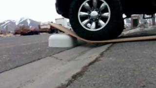 Fiberglass Mold Durability Test vs Truck [upl. by Starkey]