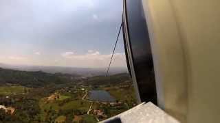 Riding the Dajti Express cable car in Tirana [upl. by Oderfodog]