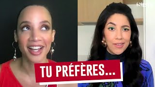 ⚖️ IN THE HEIGHTS  Stephanie Beatriz et Dascha Polanco jouent à quotTu préfèresquot [upl. by Aloap623]