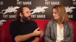 Vanessa Paradis et Vincent Macaigne  Chien  LInterview  FIFF 2017 [upl. by Skyla865]