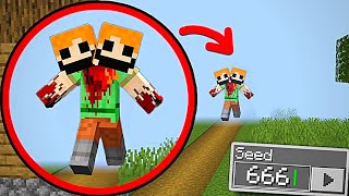 MINECRAFT MOST SCARY  SEEDS  😱  MINECRAFT HORROR SEED 666  MINECRAFT HORROR [upl. by Richey]