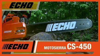 Motosierra ECHO CS 450 [upl. by Htiekel929]