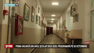 Prima vacanta din anul scolar 2024 2025 programata pe 26 octombrie [upl. by Aryl]