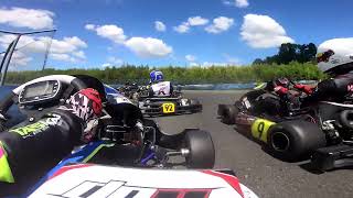 Kartsport Hamilton NZGP Final first 3 laps [upl. by Ilil76]