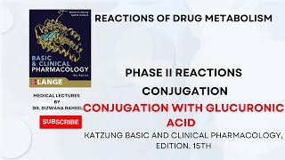 Glucuronidation  Biotransformation Metabolism Phase II Reactions  katzung pharmacology [upl. by Millard]